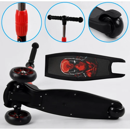 Самокат трехколесный Best Scooter 79166: Тип колес литые