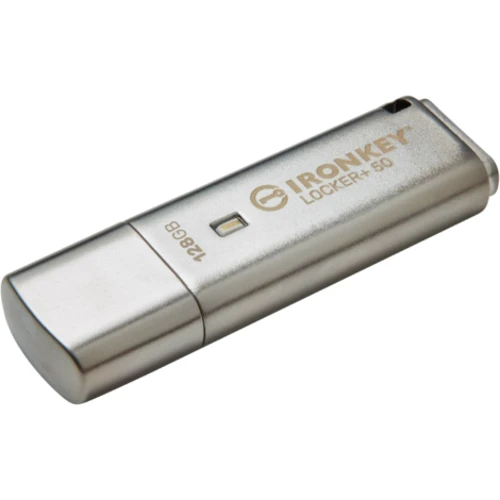 USB-флешка Kingston 128GB IronKey Locker Plus 50 AES Encrypted USB 3.2 (IKLP50/128GB)