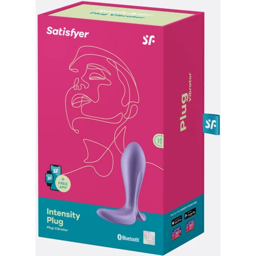 Анальная смарт пробка с вибрацией Satisfyer Intensity Plug Purple