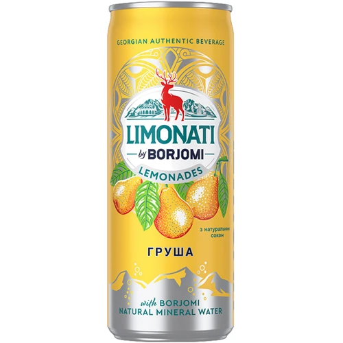 Лимонад Borjomi Limonati Груша 0.33 л (4860019002398): Вид Лимонады