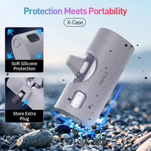 Внешний аккумулятор iWalk Power Bank 5000mAh Linkpod X Silver (LPX001-011A-ES): Тип батареи Литий-ионные