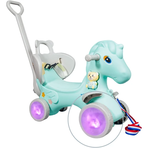 Лошадка качалка – каталка XOKO Play Pen RHO3 5 в 1 Blue (RHO3)