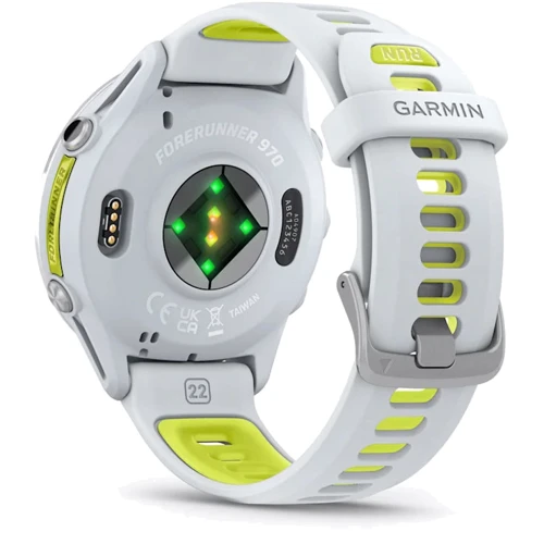 Смарт-годинник Garmin Forerunner 970 Titanium with Whitestone Case and Whitestone/Translucent Amp Yellow Band (010-02969-11): Стандарт захисту 5 ATM