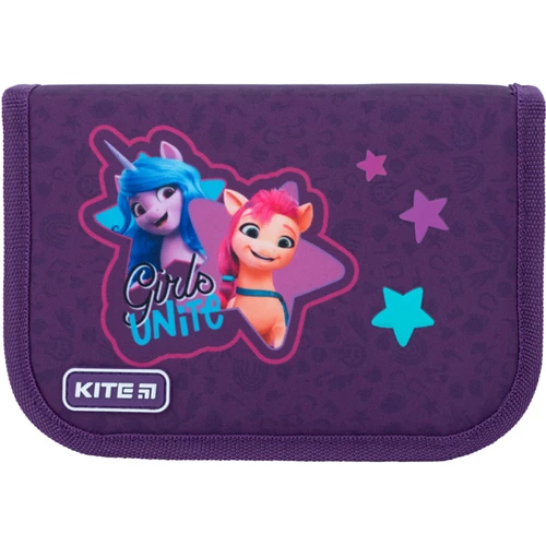 Пенал без наполнения Kite My Little Pony LP22-622, 1 отделение, 2 отворота