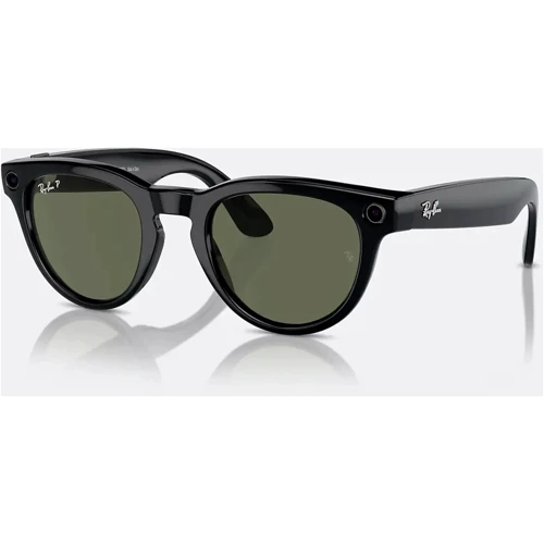 Смарт-окуляри Ray-Ban Meta Headliner Shiny Black Frame/Green Lenses size M (RW4009 601/9A 50-23) фото 7