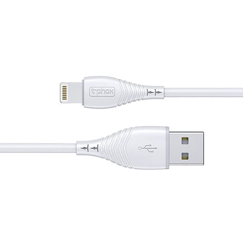 Кабель T-PHOX USB Cable to Lightning Nature 3A 1.2m White (T-L830 White) фото 6