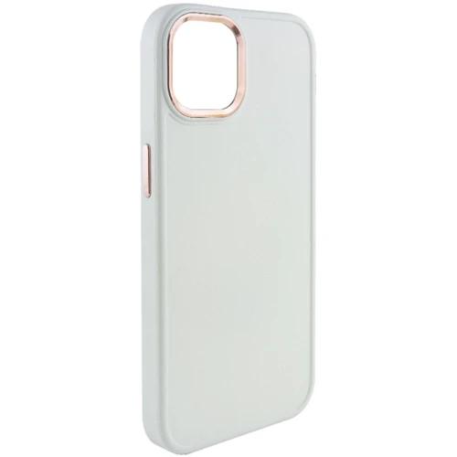 Чехол для iPhone TPU Case Bonbon Metal Style White for iPhone 14 Plus