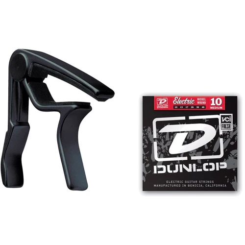 Набор DUNLOP 87BE 10EL TRIGGER ELECTRIC CAPO PLUS STRINGS