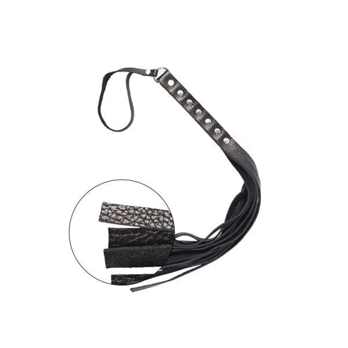 Флогер S&M Fancy Leather Floger Black