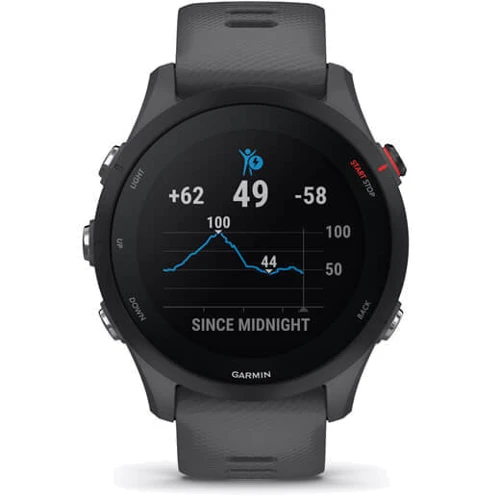 Смарт-годинник Garmin Forerunner 255 Slate Gray (010-02641-10): Інтерфейси підключення Bluetooth, ANT+, Wi-Fi