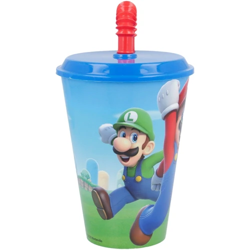 Склянка Stor Super Mario - Mario Easy Sport Tumbler 430 ml (Stor-21430): Об'єм, мл 430