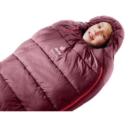 Спальный мешок Deuter Starlight 5322 maron-navy left левый (3720119 5322 1): Материал внешней ткани Нейлон 40D Ripstop