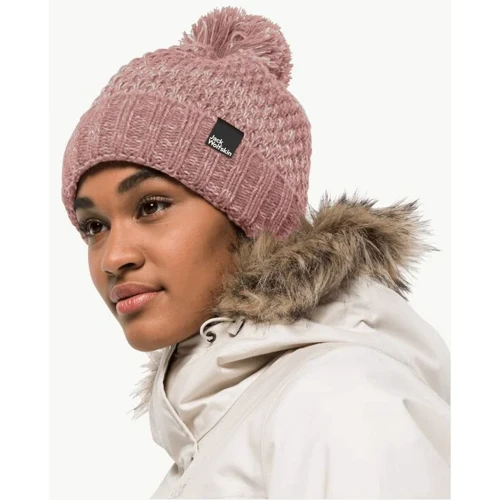 Женская шапка Jack Wolfskin Highloft Knit Cap Women S розовая (1908011_3068): Производитель Jack Wolfskin