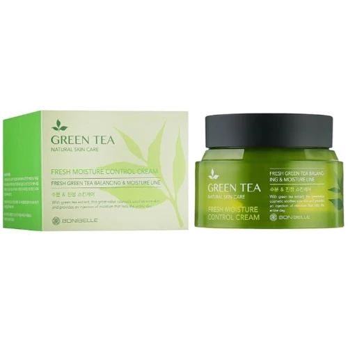 Bonibelle Enough green tea fresh moisture control cream Крем для лица с зеленым чаем 80 ml