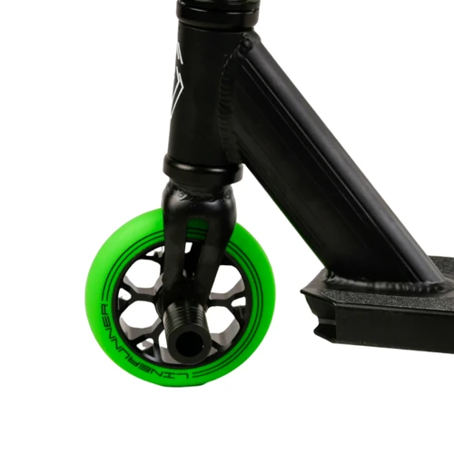 Самокат трюковый Best Scooter Linerunner зеленый (LR-30360): Конструкция рамы цельная
