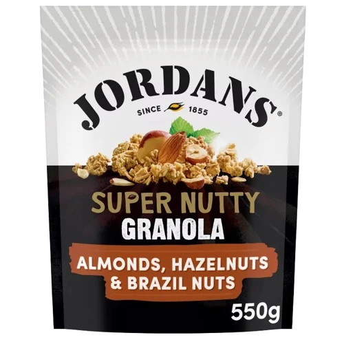 Гранола Jordans с орехами Super Nutty 550 г (5010477353030)