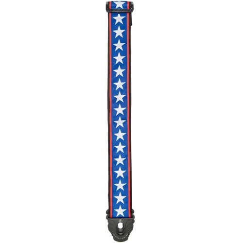 Ремень гитарный PLANET WAVES PW50PLA10 Planet Lock Guitar Strap, Stars & Stripes: Тип Ремни