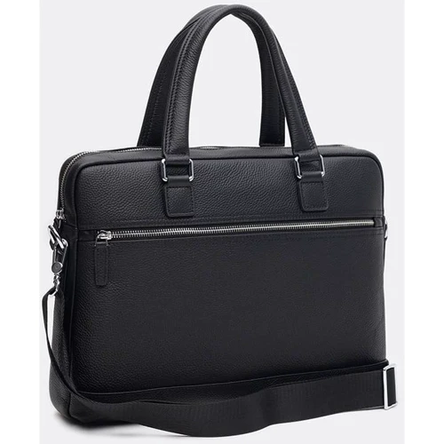 Мужская сумка-мессенджер Borsa Leather черная (K16613-1-black): Пол Мужской