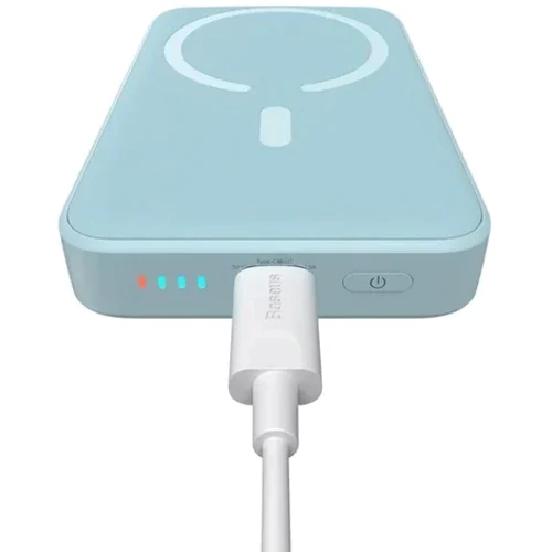 Внешний аккумулятор Baseus Power Bank 10000mAh Mini Magnetic Wireless 20W Blue (PPCX110103): Выходное напряжение, В 12