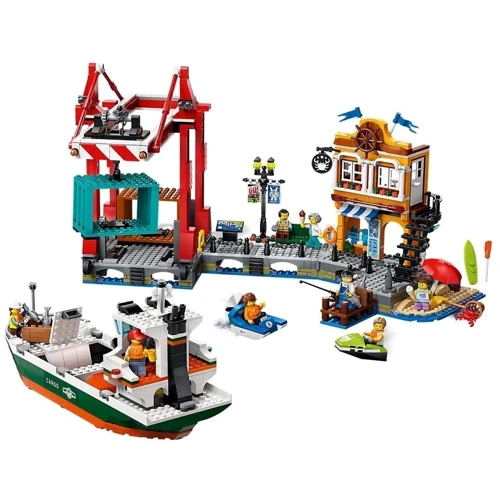 Конструктор LEGO City City Морская гавань с грузовым судном 1226 деталей (60422): Количество деталей, шт. 1226
