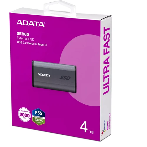 Adata SE880 4TB (AELI-SE880-4TCGY): Тип накопителя портативный