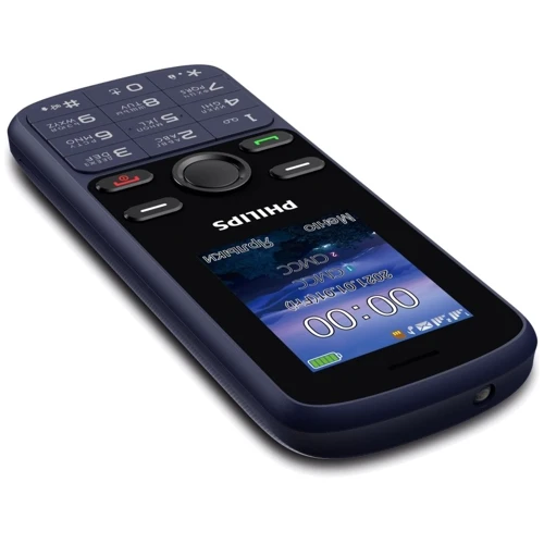 Мобильный телефон Philips E111 Blue (UA UCRF): Слот для карт памяти microSD (до 16 ГБ)
