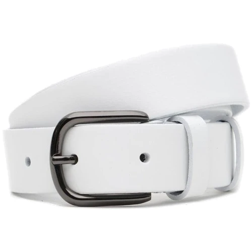 Женский ремень Borsa Leather белый (V1110GX27-white)