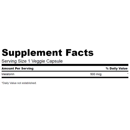 Swanson Melatonin, 500 mcg, 60 Veggie Capsules (SWA-11648): Пол Унисекс