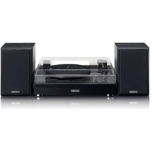 Виниловый проигрыватель Lenco LS-101BK Black: Привод ременной