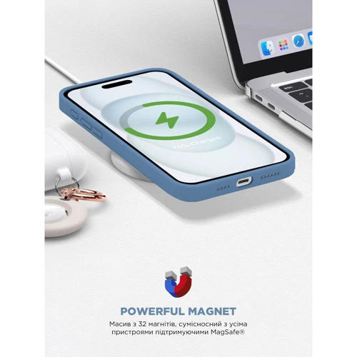 Чехол для iPhone ArmorStandart ICON2 MagSafe Winter Blue for iPhone 15 Plus (ARM72742) фото 8