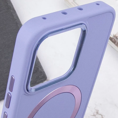 Чехол для телефонов TPU Case Bonbon Metal Style with MagSafe Dasheen for Xiaomi Redmi Note 13 4G: Цвет сиреневый