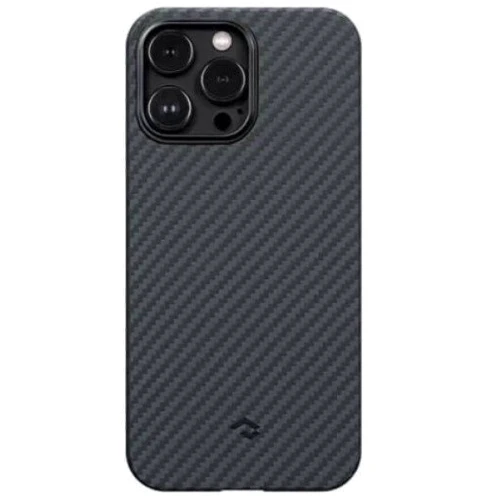 Чехол для iPhone Pitaka MagEZ Case 3 Twill 1500D Black/Grey (KI1401PM) for iPhone 14 Pro Max: Цвет черный