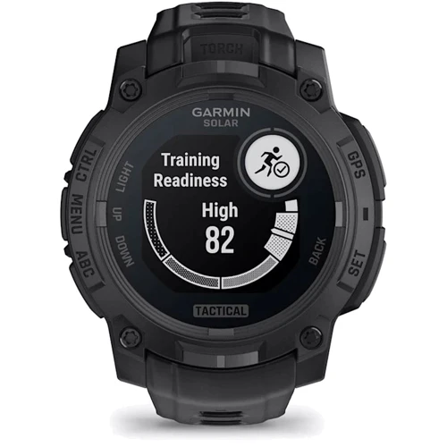 Смарт-часы Garmin Instinct 3 Solar 45mm Tactical Edition Black with Black Band (010-02934-50) фото 9