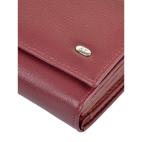 Женский кошелек Sergio Torretti бордовый (29752 date-red): Пол Женский