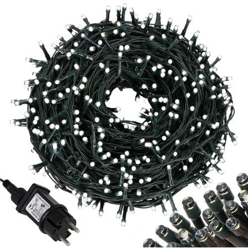 Гирлянда Springos уличная 50 м 1000 LED холодный белый (CL1000) фото 8