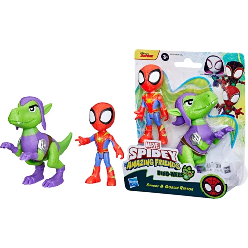 Набор HASBRO Spidey and His Amazing Friends Герой и Дино G0120 SAF HERO DINO WEBS SPIDEY (F9478_G0120): Тип Персонаж мультфильма, фильма