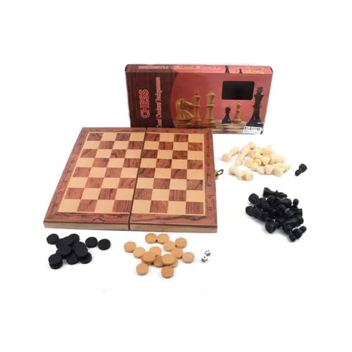 Настольная игра MIC Шашки, шахматы, нарды (S3031): Производитель Mic