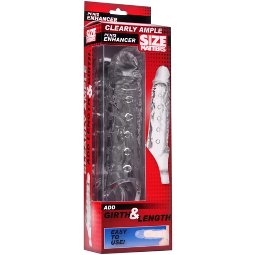 Насадка на пенис Size Matters Clearly Ample Penis Enhancer Sheath (прозрачный)