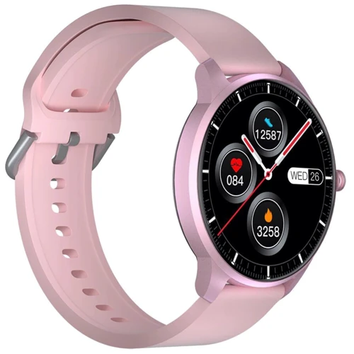 Смарт-часы Cubot W03 Pink: Дисплей 1.28" TFT (240x240) / 265 ppi