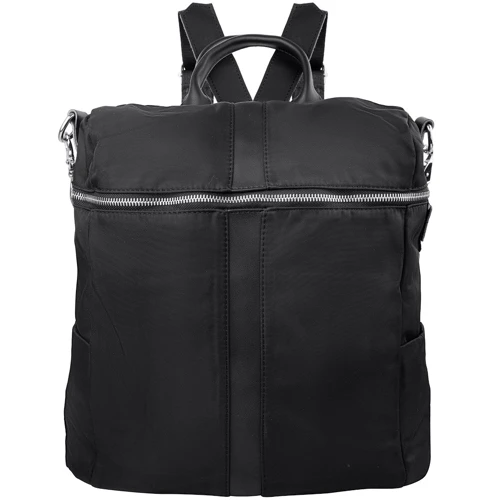 Жіноча сумка рюкзак Valiria Fashion чорна (DETAZ001-2): Фактура матова