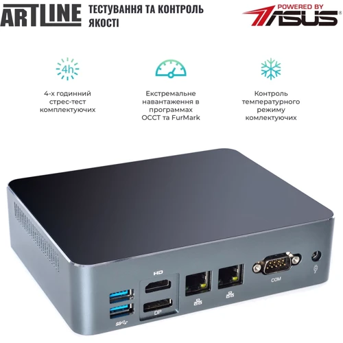 Персональный компьютер (ПК) ARTLINE Business B12 (B12v27+VP249HR): Процессор Intel 4-Core i5-10210U 1.6-4.2Ghz