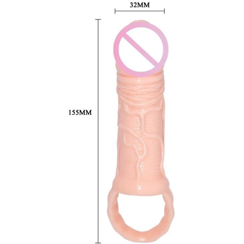 Насадка на член LYBAILE Pretty Love Penis Sleeve Breyden Flesh
