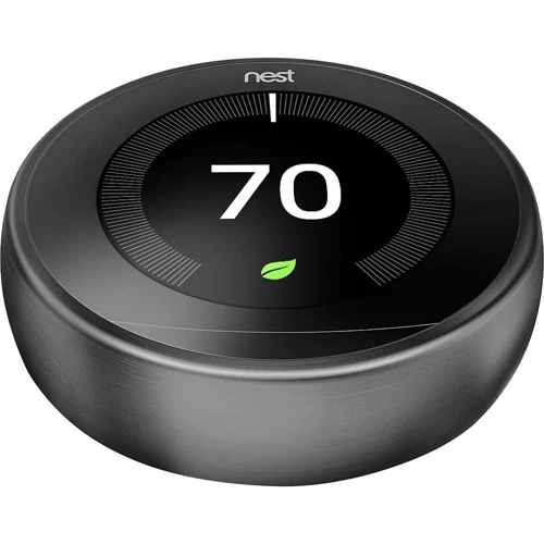 Nest Learning Thermostat 3nd Generation Black (T3016US) фото 1