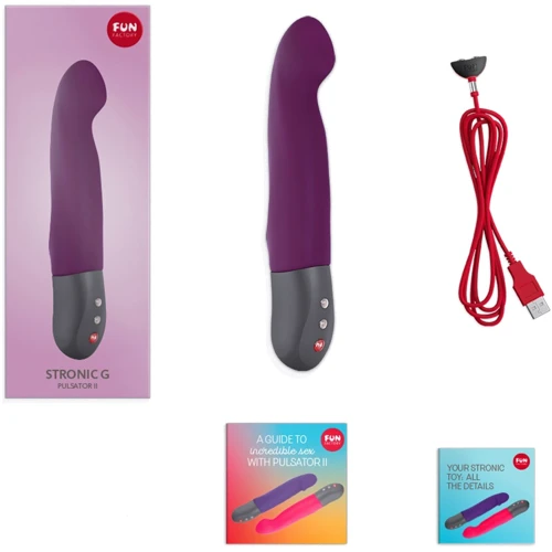 Пульсатор для точки G Fun Factory STRONIC G FORTE sage green, 8 режимов, супермощный