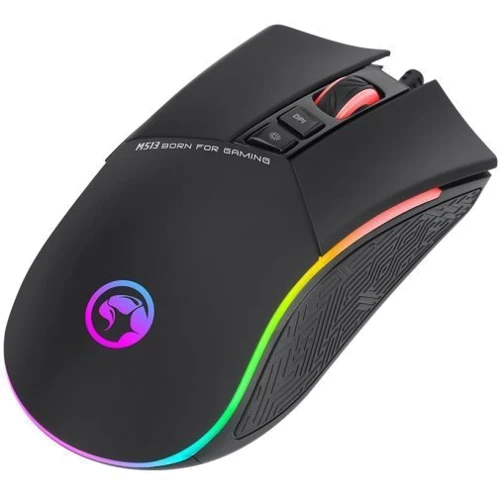 Мышь Marvo M513 RGB-LED Black: Интерфейс подключения USB