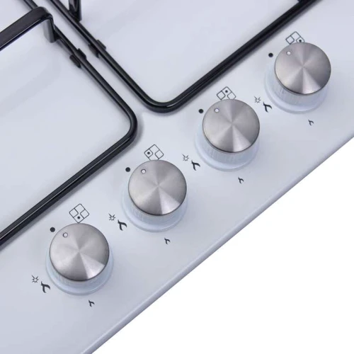 Варильна поверхня газова Ventolux HG640 B2 S (WH): Розташування панелі спереду