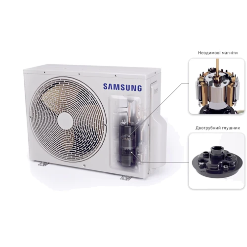 Кондиционер Samsung GEO Wind Free Elite AR12AXAAAWKNER фото 8