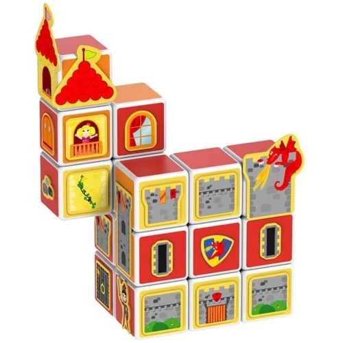 Geomag MAGICUBE Castles & Homes | Магнитные кубики Замки и дома: Рекомендуемый возраст от 3 лет