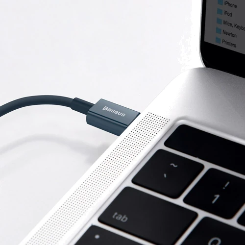 Кабель Baseus Cable USB-C to Lightning Superior Fast Charging 1m PD 20W 1m Blue (CATLYS-A03): Довжина 1 м