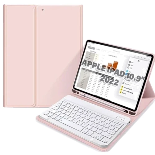 Аксесуар для iPad BeCover Case Smart Keyboard Pink for iPad 10.9 (2022 / 2024) / iPad 11 2025 (711142)